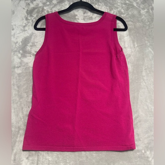 Erin London Tank Top Women’s Small Hot Pink Travel Classic Layering - Picture 2 of 7